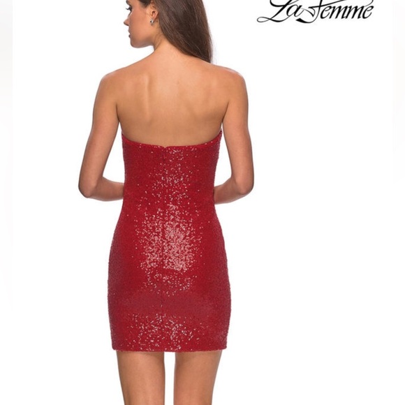 La Femme Short Dress 28229 size 10 - Picture 2 of 3